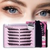 AJEAJE No Glue Needed Self Adhesive Eyelashes Clusters 3D Lash
