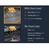 Oven Liners for Bottom of Oven - 4 Pack Large
