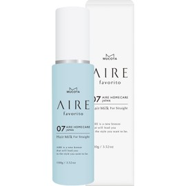 AIRE favorito Hair Milk WT White Tea Scent, 3.5 oz (100 g), Non-Rinsing Treatment, Moist Damage Care