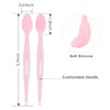Lip Scrub Brush,Double-Sided Silicone Exfoliating Lip Brush Tool for Smoother