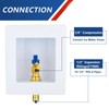 GUOFIS Ice Maker Outlet Box,1/2 Inch PEX-A F1960 Expansion Inlet