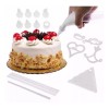 TechMel Kit 200 Pzs Para Decorar Pastel Reposteria Letras Boquillas