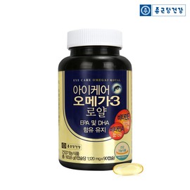Chong Geun Dang Health Icare Omega 3 Royal 1 Ceremony 3 months 1120mg Eye Care Vitamin A Vitamin E / 종근당건강 아이케어 오메가3 로얄 1병 3개월분  1120mg 눈건강 비타민A 비타민E