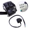 Szmsmy Black 1" Handlebar Horn Turn Signal Lamp Control Switch