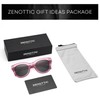 ZENOTTIC Trendy Polarized Sunglasses for Women: Round Sun Glasses for