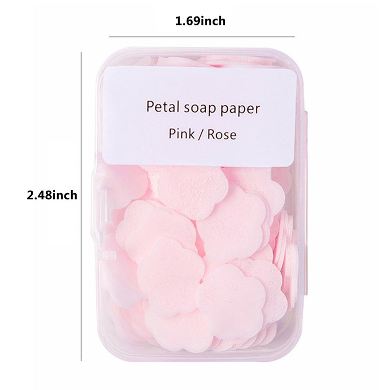 Portable Hand Washing Soap Sheets, 400 Travel-Sized Dissolvable Cleansing Sheets,