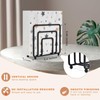 Napkin Holder, Serviette Holder for Table Black Paper Napkin Dispenser