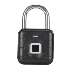 Fingerprint Padlock Biometric Smart Padlock Waterproof Up To 20 Fingerprints Keyless Padlock for Gym Sports Bike School