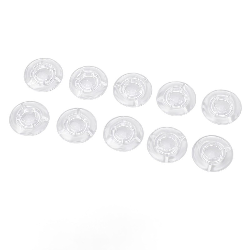 10Pcs Guitar Effect Pedal Footswitch Topper ABS Clear Single Pedal