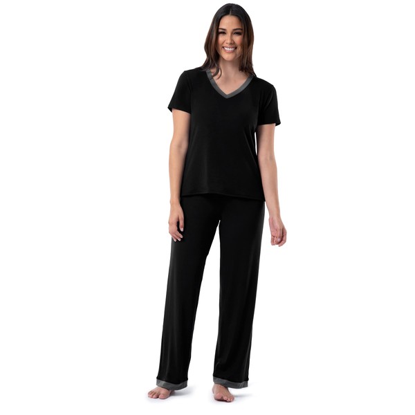 Fruit of the Loom Women's Short Sleeve Tee and Pant