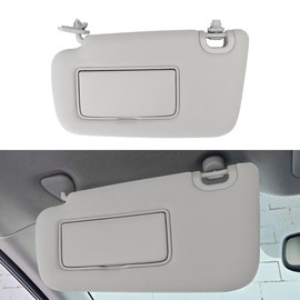 INTGET Driver Side Sun Visor for Nissan Sentra 2013 2014 2015 2016 2017 2018 2019 Accessories Cloth Car Sun Protection Visors Replacement with Mirror (for Unlighted Version)