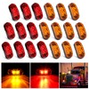 Nilight 2.5Inch Oval Side Marker Light 20PCS 2 Diode LED