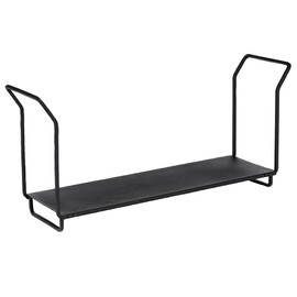 Minuteman International Wood, 36-inch Firewood Holder Log Rack, Black