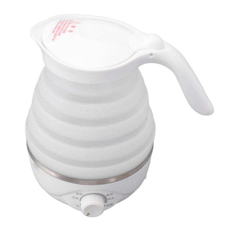 Travel Folding Electric Kettle Portable Silicone Foldable Collapsible Mini Household