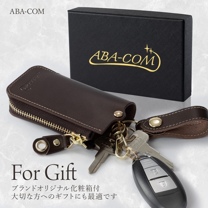 ABA-COM Key Case, Present, Comes with Box, Perfect Gift for