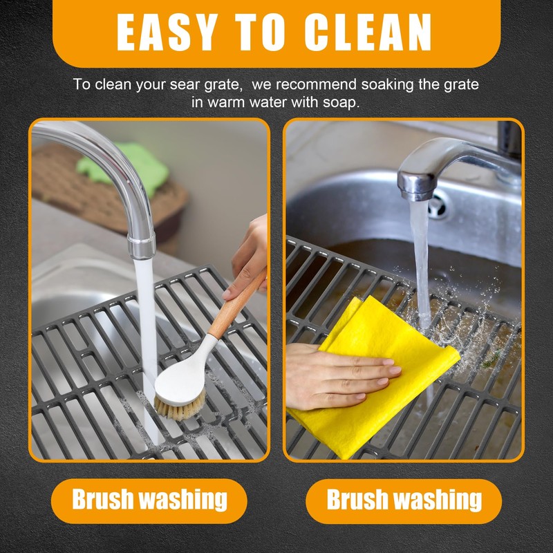 SafBbcue Grill Grate for Blackstone 1819 Griddle & Charcoal Combo