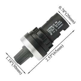 WMYCONGCONG 2 PCS LA42DWQ-22 22mm 10K Ohm Variable Speed Drive Potentiometer Rotary Potentiometer Inverter Converter (10K)