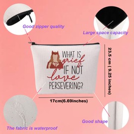 KUIYAI Wanda Witch Movie Merchandise Cosmetic Bag Wanda Quote Gift Vision Hero Gift Scarlet Witch Lovers Makeup Bag Maximoff Fans Gift (WhatIsGrief Mup)