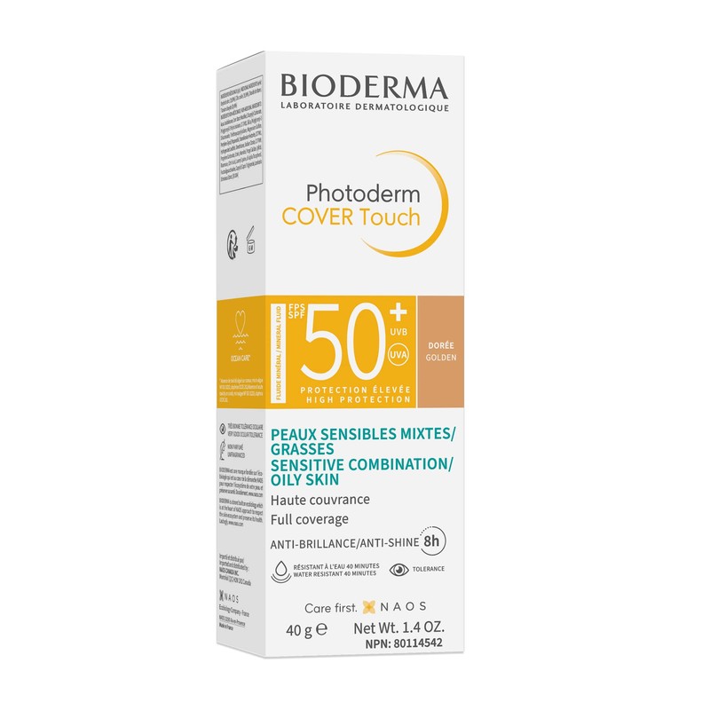 Photoderm Cover Touch Mineral Fps 50+ Dorado 40 Ml
