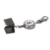 QANYEGNBilliard Chalk Holder, Black Automatic Telescoping Pool Chalk Holder, Portable