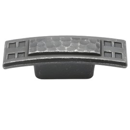 Hickory Hardware Arts & Crafts Collection Knob 2-5/8 Inch x 3/4 Inch Vibra Pewter Finish