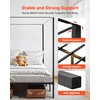 VEVOR Canopy Bed Frame Full Size, Metal Canopy Bed with