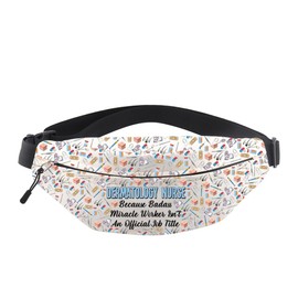 Dermatology Nurse Gift D-ermatology N-urse Bum Bag DERM Nurse Crossbody Bag D-ermatology N-urse Grad Gift (Dermatology Nurse Bag)
