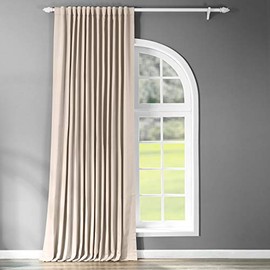 HPD Half Price Drapes BOCH-120601-84-DW Eggnog Extra Wide Blackout Room Darkening Curtain (1 Panel), 100 X 84