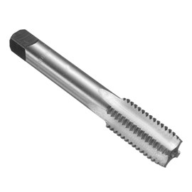 sourcing map Hand Bottom Tap M18 x 2.5 H2 Metric Thread Bottoming Style Threading Taps High Speed Steel HSS6542 Straight Flutes Screw Tapping Tool