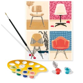 Ravensburger CreArt Paint by Numbers 20153 - Eames: Take a Seat - from 12 Years