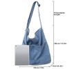 BAOKELAN Shoulder Bag for Women Denim Hobo Crossbody Bag Large
