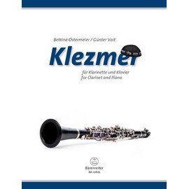 Klezmer für Klarinette und Klavier: Partitur mit eingelegter Stimme
