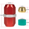 800-641 Line Splice Connector Splicer Coupler For 3/8'' Aluminum Lines,