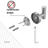 4 PCS Porta Toallas para Baño,304 Gancho de Acero Inoxidable