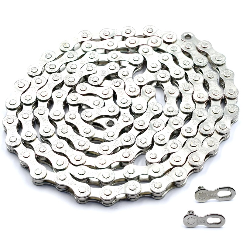 myBESTbike Bicycle Chain with Quick Connections, Powerful Bicycle Chain, 116