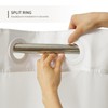 River Dream Stall Shower Curtain with Snap in Liner,No Hooks