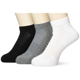 [サロモン] ソックス 靴下 3足セット EVERYDAY LOW 3-PACK (エブリデイ ロウ 3パック) BLACK/WHITE/MED GREY MELANGE S