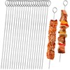 20 PCS BBQ Metal Skewers Stainless Steel,air Fryer skewers 7.87''/20cm
