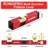 RONGPRO 20Inch Foldable Magnetic Level-with 30Ft Laser Leveling Line and