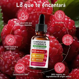 Montue Complejo De Vitamina B12 Con B1 Y B6 2 Pcs