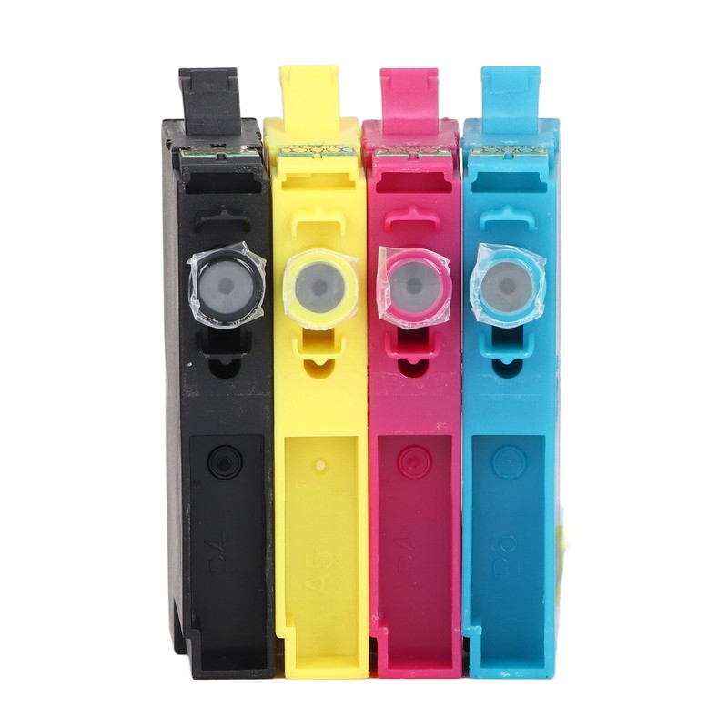4PCS Printer Ink Cartridge Colorfast Clear Printing Large Capacity Ink
