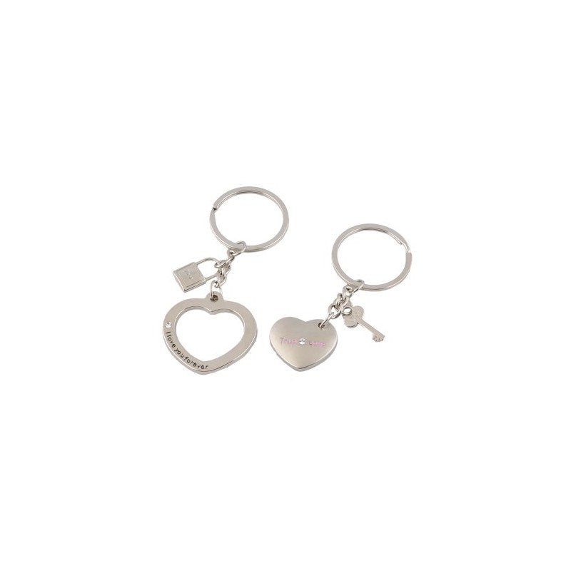 Fat-catz-copy-catz Lovers Couples Set of 2 Heart Lock & Key