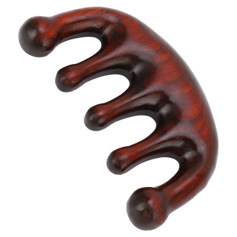 Wood Scalp Meridian Comb Stress Relief Prevent Static Wide Tooth
