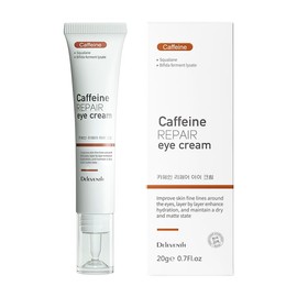 DEleventh Korea Brand Caffeine Anti-Ageing Repair Eye Cream 20 g / Fade Eye Lines, Anti-Oxidation, Moisturize, Elastic & Tender, and Remove Dark Circles
