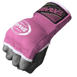 Farabi Boxing Inner Gloves Hand Wraps Gel Easy Wraps Protector Gloves Adult Pair (Pink-2, L/XL)