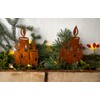 LB H&F Lilienburg Christmas Decoration Rust Metal Weatherproof