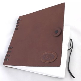 Land Rover Logo Leather Paper Blank Notebook-by Mulholland Brothers - 1 piece