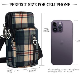 DuoLmi Small Crossbody Bags for Women, Cell Phone Crossbody Bag Wallet Phone Purse Lightweight Pockets Handbags Mini Shoulder Bag