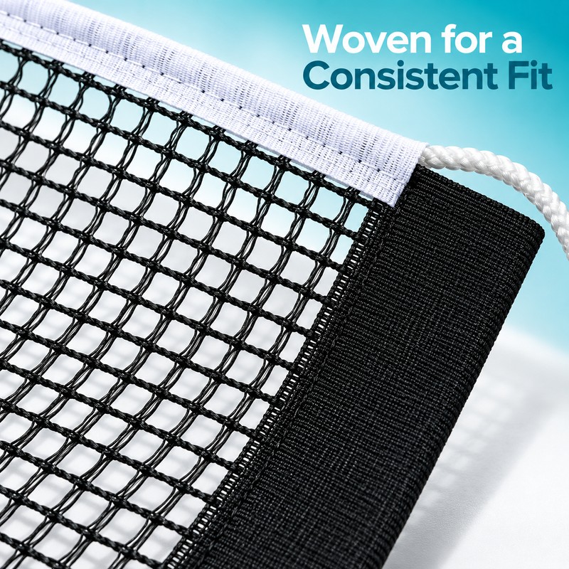 2-Pack Table Tennis Replacement Nets, 72 Inch Polyester Cotton Ping