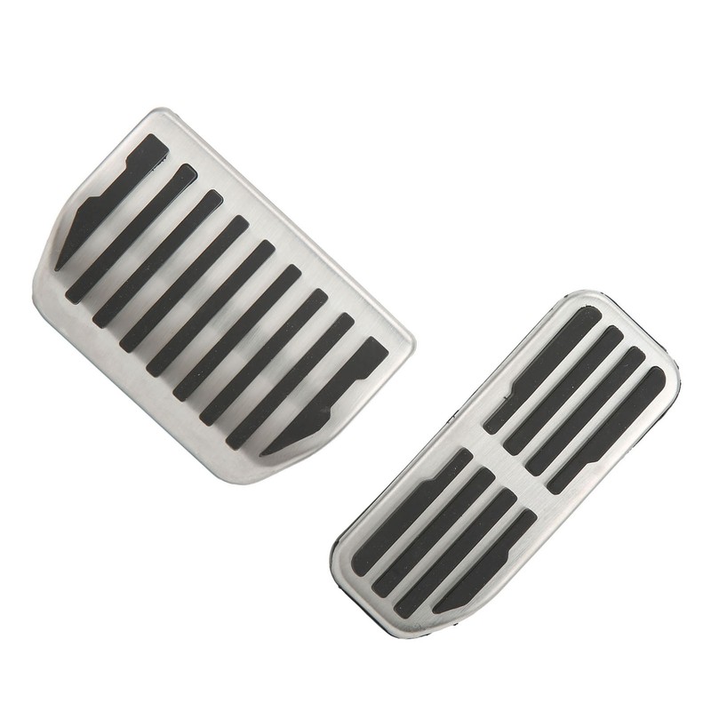 2pcs Car Accelerator Gas Brake Pedal Foot Rest Plate Cover
